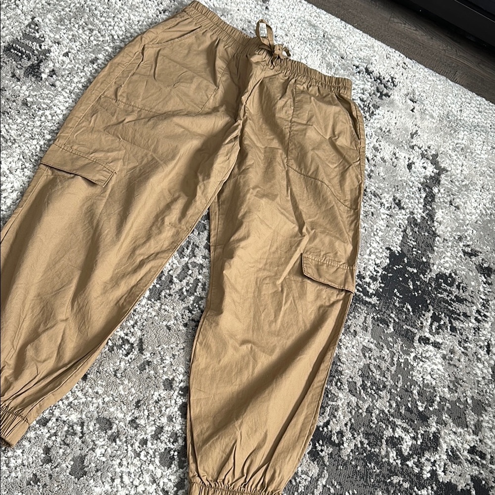 Womens Khaki Cargo Pants